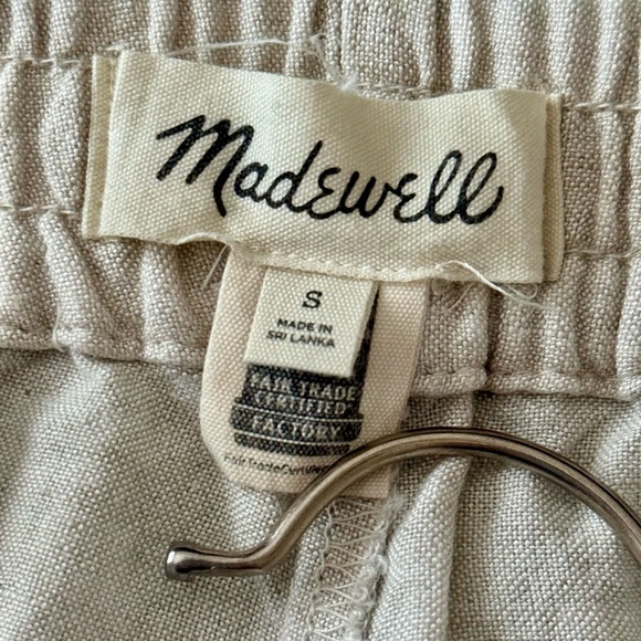 Madewell Fair Trade Linen Blend Pants Womens Size S - Picture 5 of 7